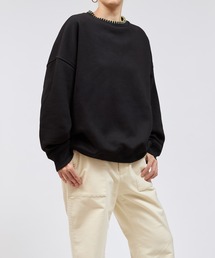 yuumiARIA（ユウミアリア）の「STITCH SEWAT ブランケットエンブロイダリースウェット（スウェット）」