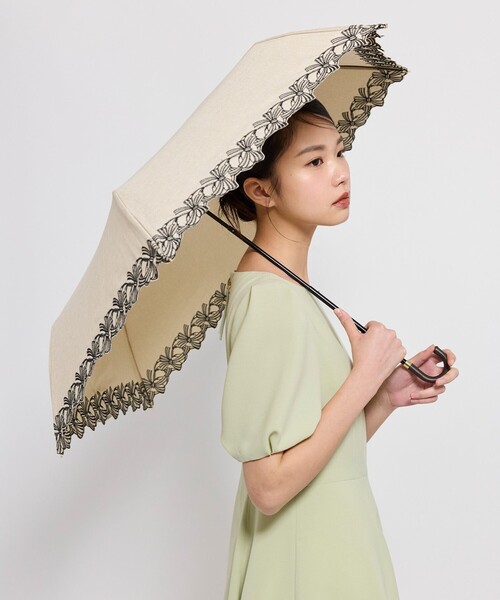 DANCING RIBBON UMBRELLA 折り畳み傘 収納バッグ付き（折りたたみ傘