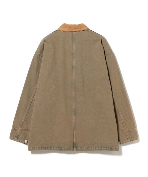 BEAMS（ビームス）の「フェード デニム ルーズ カバーオールジャケット（ブルゾン・メンズ・ブラック/ベージュ・S/XL/L/M）」の16枚目の写真