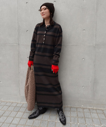 FRAMeWORK | ポロシャツニットワンピース(ワンピース)