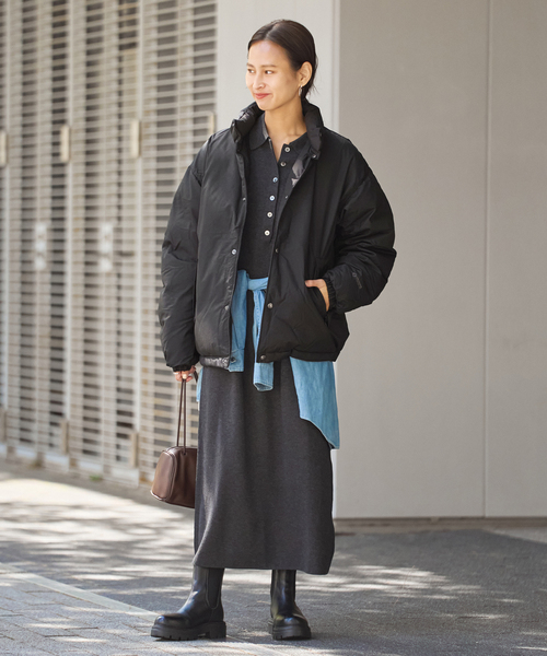 セール】ポロシャツニットワンピース（ワンピース）｜FRAMeWORK