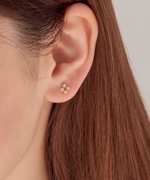 Phoebe（フィービィー）の「【K10】スウィートフラワービジューピアス（片耳）/BOXつき（ピアス（片耳用））」