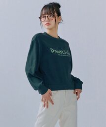 レディーススナップポイントスウェットTシャツ-CERG5166B0G
