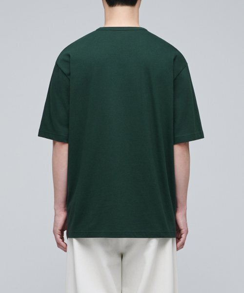 MUSINSA STANDARD（ムシンサスタンダード）の「リラックスフィットクルーネックTシャツ[ディープグリーン]（Tシャツ/カットソー・メンズ・その他・SMALL/MEDIUM/LARGE/X-LARGE/XX-LARGE/XXX-LARGE）」の3枚目の写真