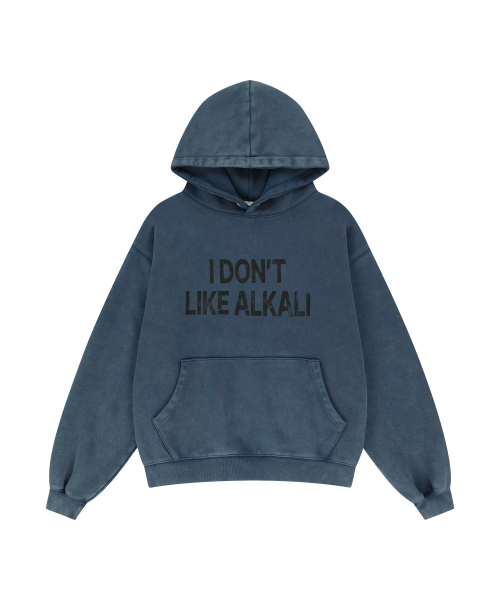 SLOWACID（スローアシッド）の「ウォッシュド ALKALI フードパーカー [ブルー]（パーカー・レディース・その他・SMALL/MEDIUM/LARGE/X-LARGE）」の3枚目の写真