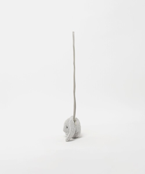 green label relaxing（グリーンレーベルリラクシング）の「ロングイヤー ウサチャン ポシェット / キッズ（ショルダーバッグ・キッズ・オフホワイト/グレー系・FREE）」の4枚目の写真