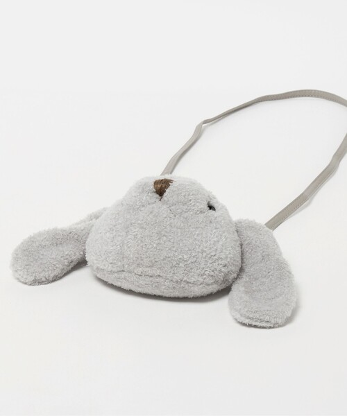 green label relaxing（グリーンレーベルリラクシング）の「ロングイヤー ウサチャン ポシェット / キッズ（ショルダーバッグ・キッズ・オフホワイト/グレー系・FREE）」の8枚目の写真