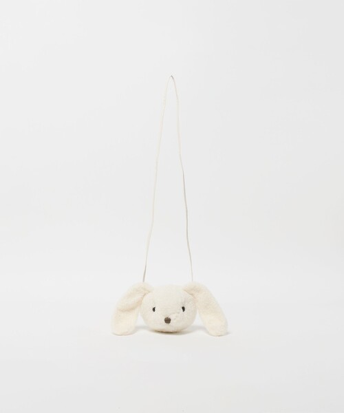 green label relaxing（グリーンレーベルリラクシング）の「ロングイヤー ウサチャン ポシェット / キッズ（ショルダーバッグ・キッズ・オフホワイト/グレー系・FREE）」の13枚目の写真