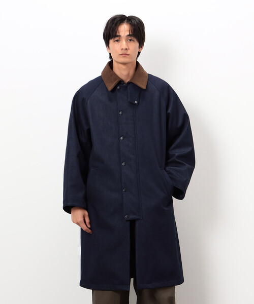 Purple&Yellow(パープルアンドイエロー)の「フリースボンディング ロングコート(その他アウター・メンズ・ブラック/カーキ/ワンウォッシュ・SMALL/MEDIUM/LARGE)」の3枚目の写真
