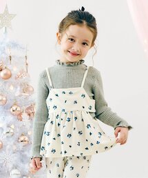 apres les cours | 【セットアップ可】ベロアサイドオープンビスチェ_ジュニア対応(ベスト)