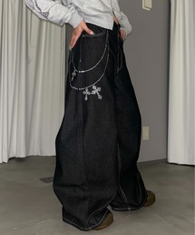 sedacle girl | ラインストーン付き　ウォレットチェーンデニム(デニムパンツ)