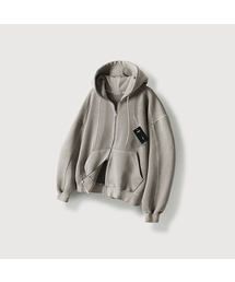 MOOD INSIDE（ムードインサイド）の「ピグメントヘビースウェットフードジップアップ_Beige（パーカー）」