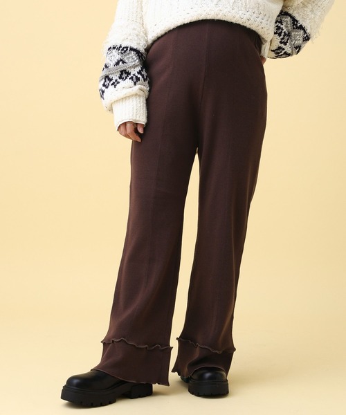 LEPSIM（レプシィム）の「【産前・産後対応】マタニティ／フリルニット