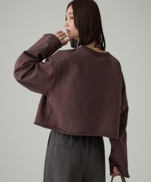BABYLONE | 裏起毛カットオフスウェット(スウェット)