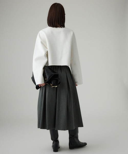 BABYLONE(バビロン)の「裏起毛カットオフスウェット(スウェット・レディース・グレー/ホワイト/ブラウン・フリー)」の12枚目の写真