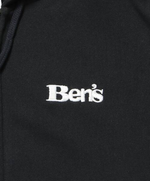 BEN DAVIS/WHITE LABEL（ベンデイビス ホワイトラベル）の「【BEN DAVIS（ベンデイビス）】70'S FIT ZIP HOODIE / ジップパーカー 刺繍 フーディ ダブルジップ 裏毛 短丈（パーカー・メンズ・グレー/ブラック/レッド/ネイビー・MEDIUM/X-LARGE/LARGE）」の8枚目の写真