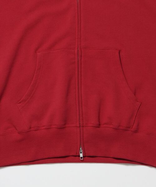 BEN DAVIS/WHITE LABEL（ベンデイビス ホワイトラベル）の「【BEN DAVIS（ベンデイビス）】70'S FIT ZIP HOODIE / ジップパーカー 刺繍 フーディ ダブルジップ 裏毛 短丈（パーカー・メンズ・グレー/ブラック/レッド/ネイビー・MEDIUM/X-LARGE/LARGE）」の20枚目の写真