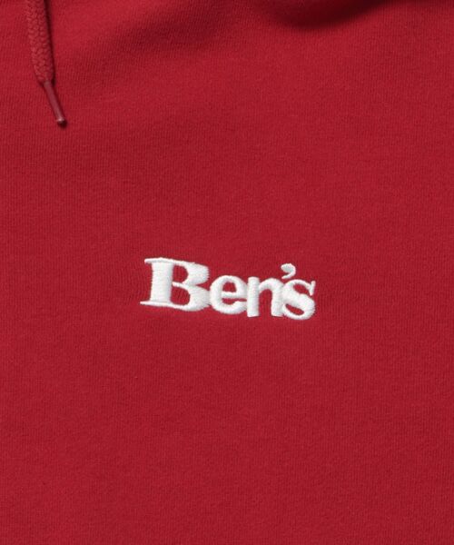 BEN DAVIS/WHITE LABEL（ベンデイビス ホワイトラベル）の「【BEN DAVIS（ベンデイビス）】70'S FIT ZIP HOODIE / ジップパーカー 刺繍 フーディ ダブルジップ 裏毛 短丈（パーカー・メンズ・グレー/ブラック/レッド/ネイビー・MEDIUM/X-LARGE/LARGE）」の21枚目の写真