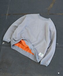 DISCUS（ディスカス）の「DISCUS （ディスカス）裏フリース 配色プルオーバー（スウェット）」