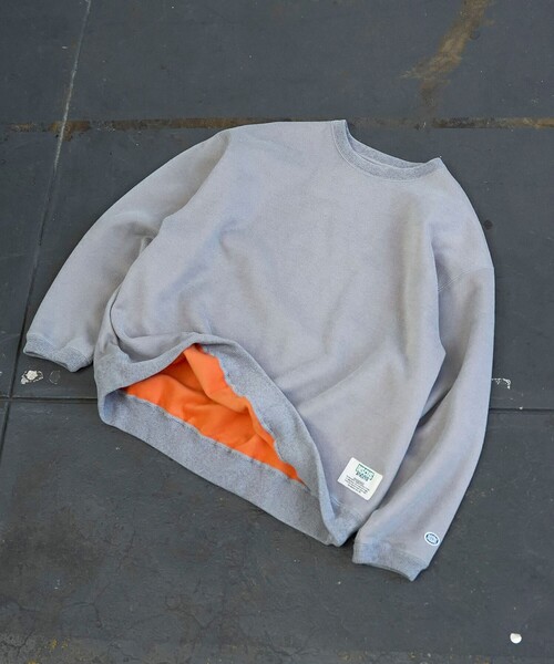 DISCUS（ディスカス）の「DISCUS （ディスカス）裏フリース 配色プルオーバー（スウェット・メンズ・ブラック/グレー/コバルトブルー・M/L）」の2枚目の写真