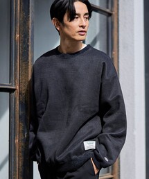 DISCUS | DISCUS （ディスカス）裏フリース 配色プルオーバー(スウェット)