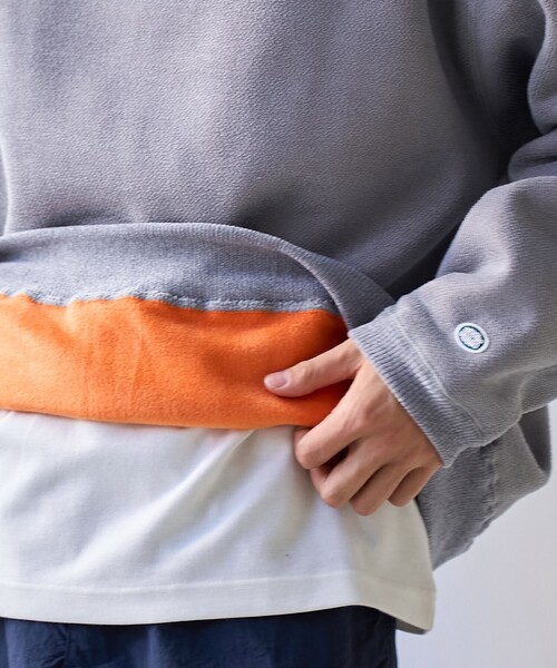 DISCUS（ディスカス）の「DISCUS （ディスカス）裏フリース 配色プルオーバー（スウェット・メンズ・ブラック/グレー/コバルトブルー・M/L）」の20枚目の写真