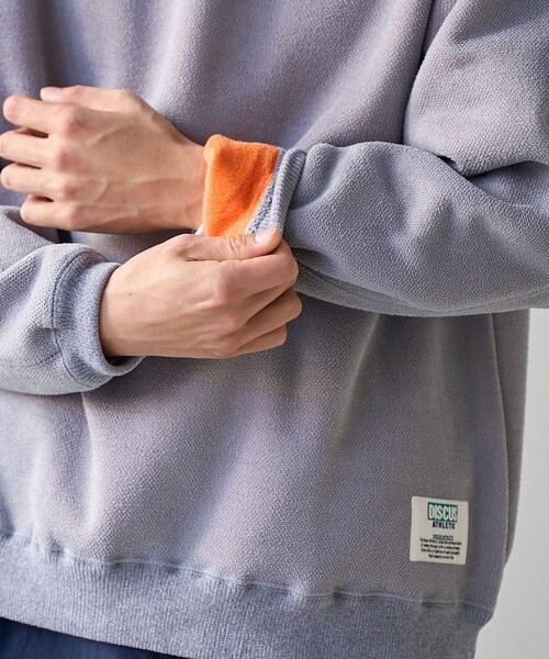 DISCUS（ディスカス）の「DISCUS （ディスカス）裏フリース 配色プルオーバー（スウェット・メンズ・ブラック/グレー/コバルトブルー・M/L）」の21枚目の写真