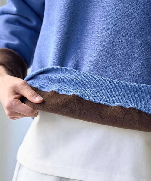 DISCUS（ディスカス）の「DISCUS （ディスカス）裏フリース 配色プルオーバー（スウェット・メンズ・ブラック/グレー/コバルトブルー・M/L）」の16枚目の写真