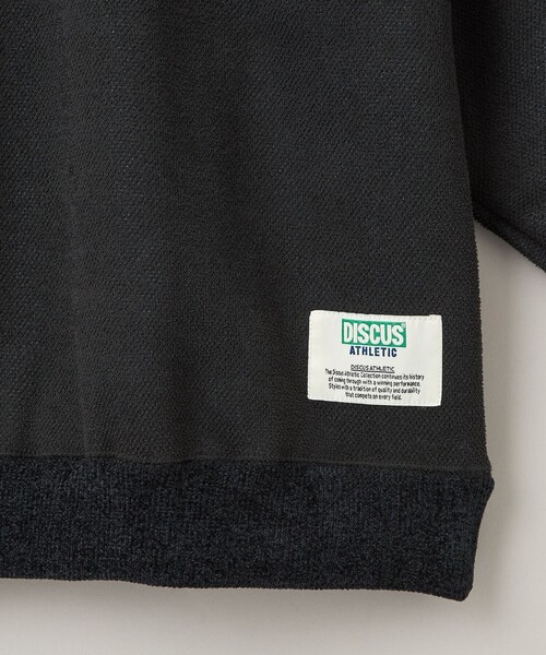 DISCUS（ディスカス）の「DISCUS （ディスカス）裏フリース 配色プルオーバー（スウェット・メンズ・ブラック/グレー/コバルトブルー・M/L）」の9枚目の写真