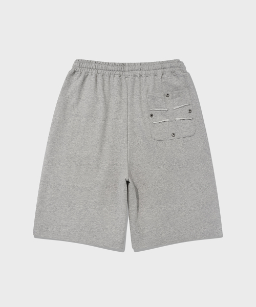 SAINTPAIN(セイントペイン)の「SPクロスアップリケスウェットショーツグレー(その他パンツ・メンズ・その他・MEDIUM/LARGE)」の2枚目の写真