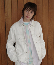 COVERNAT（カバーナット）の「デニムトラッカージャケット アイボリー（デニムジャケット）」