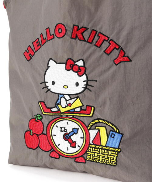 ボールアンドチェーン　キティ　Mサイズ Ball＆Chain/ボールアンドチェーン】HELLO KITTY！ (M) 刺繍エコバッグ