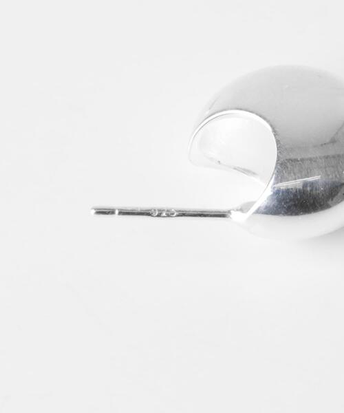 URBAN RESEARCH(アーバンリサーチ)の「decor『デコール』 Fat drop pierce SV(ピアス(両耳用)・レディース・シルバー・-)」の5枚目の写真