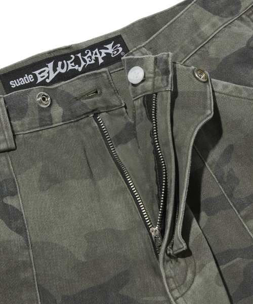 suade（スエード）の「WIDE CARGO SHORTS [GREEN CAMO]（その他パンツ・レディース・その他・SMALL/MEDIUM/LARGE）」の8枚目の写真