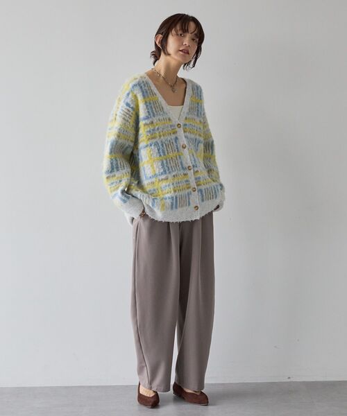 AMERICAN HOLIC(アメリカンホリック)の「アソート柄シャギーニットカーディガン(カーディガン/ボレロ・レディース・杢グレー/アイボリー/ベージュ・FREE)」の22枚目の写真
