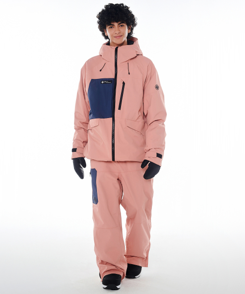 DOLL OUTERWEAR(ドラ アウターウェア)の「2425 クラーロジャケット&パンツ ボードウェアセット ピンク 男女共用(セットアップ・レディース・その他・X-SMALL/SMALL/MEDIUM/LARGE)」の1枚目の写真