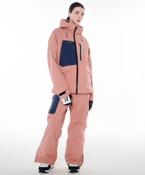 DOLL OUTERWEAR(ドラ アウターウェア)の「2425 クラーロジャケット&パンツ ボードウェアセット ピンク 男女共用(セットアップ・レディース・その他・X-SMALL/SMALL/MEDIUM/LARGE)」の8枚目の写真