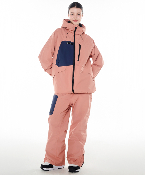 DOLL OUTERWEAR(ドラ アウターウェア)の「2425 クラーロジャケット&パンツ ボードウェアセット ピンク 男女共用(セットアップ・レディース・その他・X-SMALL/SMALL/MEDIUM/LARGE)」の10枚目の写真
