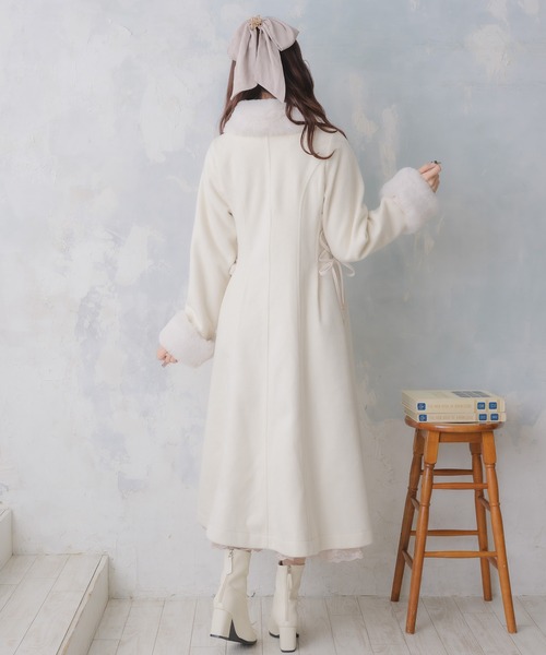 couture BY ROJITA(クチュールバイロジータ)の「ウエストレースアップロングコート(その他アウター・レディース・グレー/ブラック/アイボリー・FREE)」の10枚目の写真