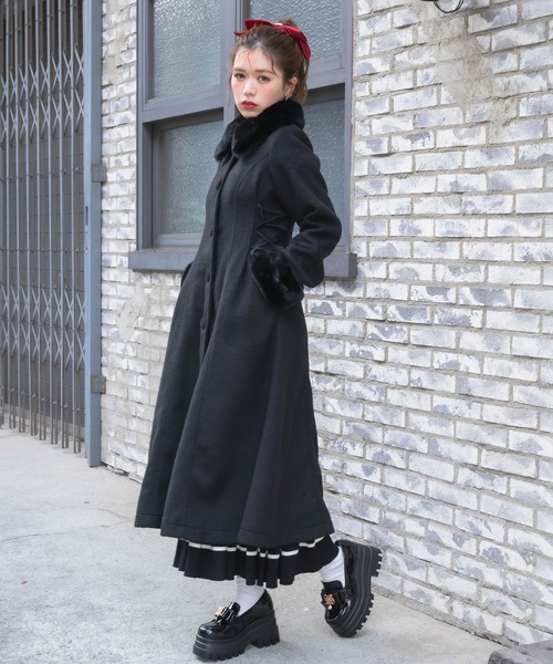 couture BY ROJITA ウエストレースアップロングコート ロジータ セール】ウエストレースアップロングコート（その他アウター