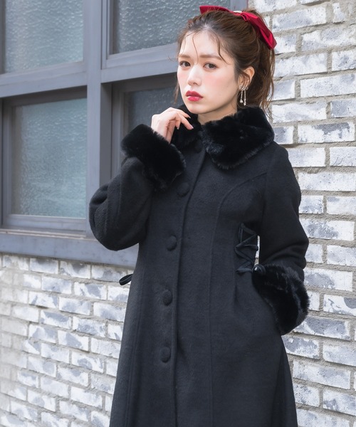 couture BY ROJITA ウエストレースアップロングコート ロジータ セール】ウエストレースアップロングコート（その他アウター
