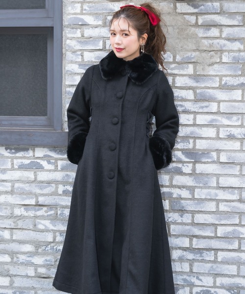 couture BY ROJITA(クチュールバイロジータ)の「ウエストレースアップロングコート(その他アウター・レディース・グレー/ブラック/アイボリー・FREE)」の20枚目の写真
