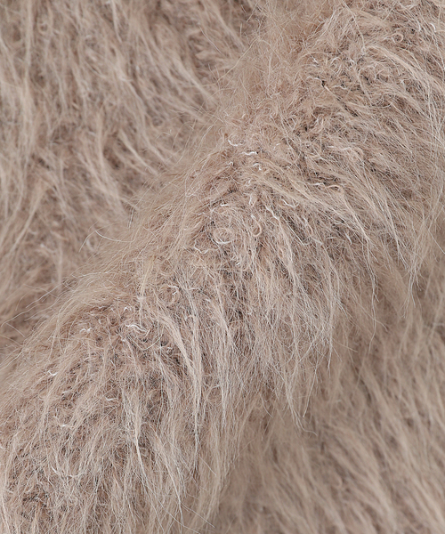 THE INOUE BROTHERS(ザイノウエブラザーズ)の「THE INOUE BROTHERS / ザ イノウエブラザーズ Suri Alpaca Cardigan(カーディガン/ボレロ・メンズ・ベージュ/ピンク/ブラック/チャコールグレー・MEDIUM/LARGE)」の6枚目の写真