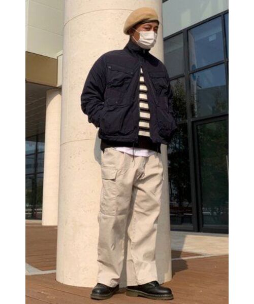 VASTIC(バスティック)の「カーゴワイドクロップパンツ_ベージュ(その他パンツ・メンズ・その他・LARGE)」の4枚目の写真