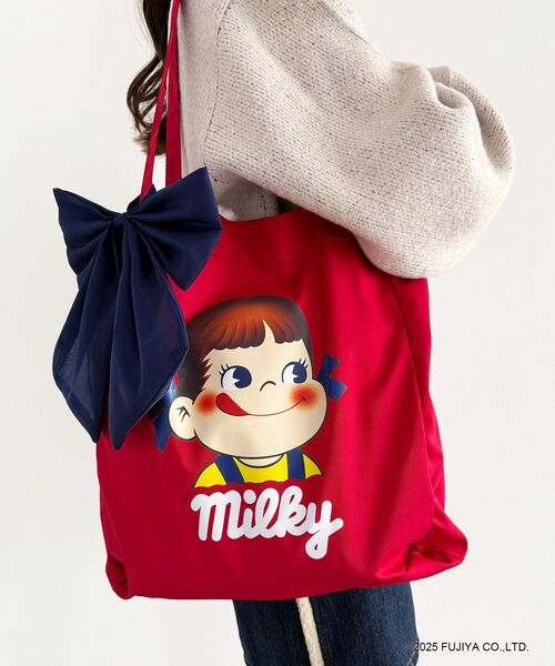 MAJESTIC LEGON(マジェスティックレゴン)の「ペコちゃんトートバッグ(トートバッグ・レディース・B/A・FREE)」の5枚目の写真