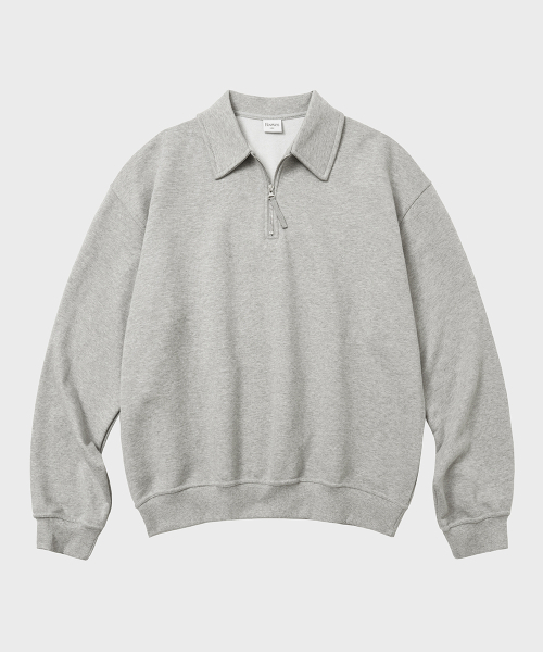 HOOVES（フーブス）の「フラ半ジップカラー スウェット [グレー]（スウェット・メンズ・その他・LARGE/X-LARGE/MEDIUM）」の2枚目の写真