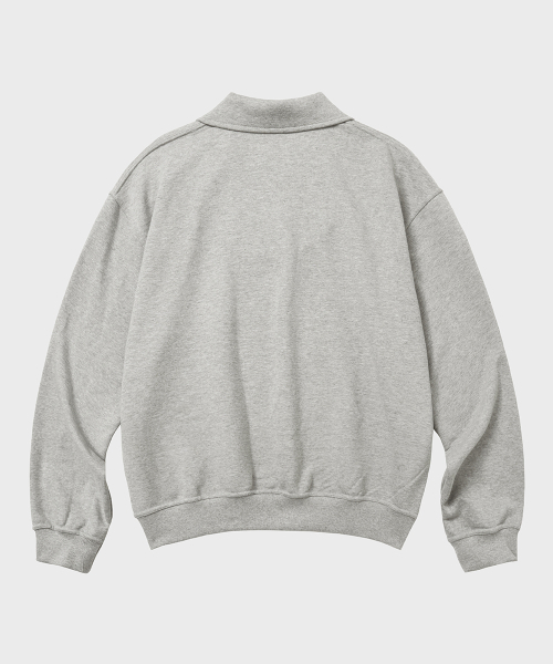 HOOVES（フーブス）の「フラ半ジップカラー スウェット [グレー]（スウェット・メンズ・その他・LARGE/X-LARGE/MEDIUM）」の4枚目の写真