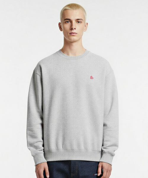 LENGAGEMENT（ランガージュマン）の「スモールハート スウェット [グレー]（スウェット・レディース・その他・MEDIUM/LARGE/X-LARGE/X.LARGE/LARGE(R)）」の4枚目の写真
