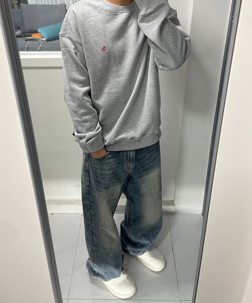 LENGAGEMENT（ランガージュマン）の「スモールハート スウェット [グレー]（スウェット・レディース・その他・MEDIUM/LARGE/X-LARGE/X.LARGE/LARGE(R)）」の8枚目の写真