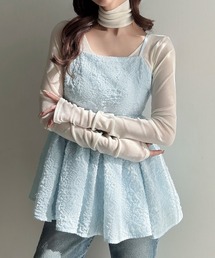 Meiru（メイル）の「ジャガードペプラムキャミビスチェ（キャミソール）」